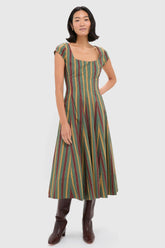 Trailblazer Stripe Short Sleeve Wells Dress